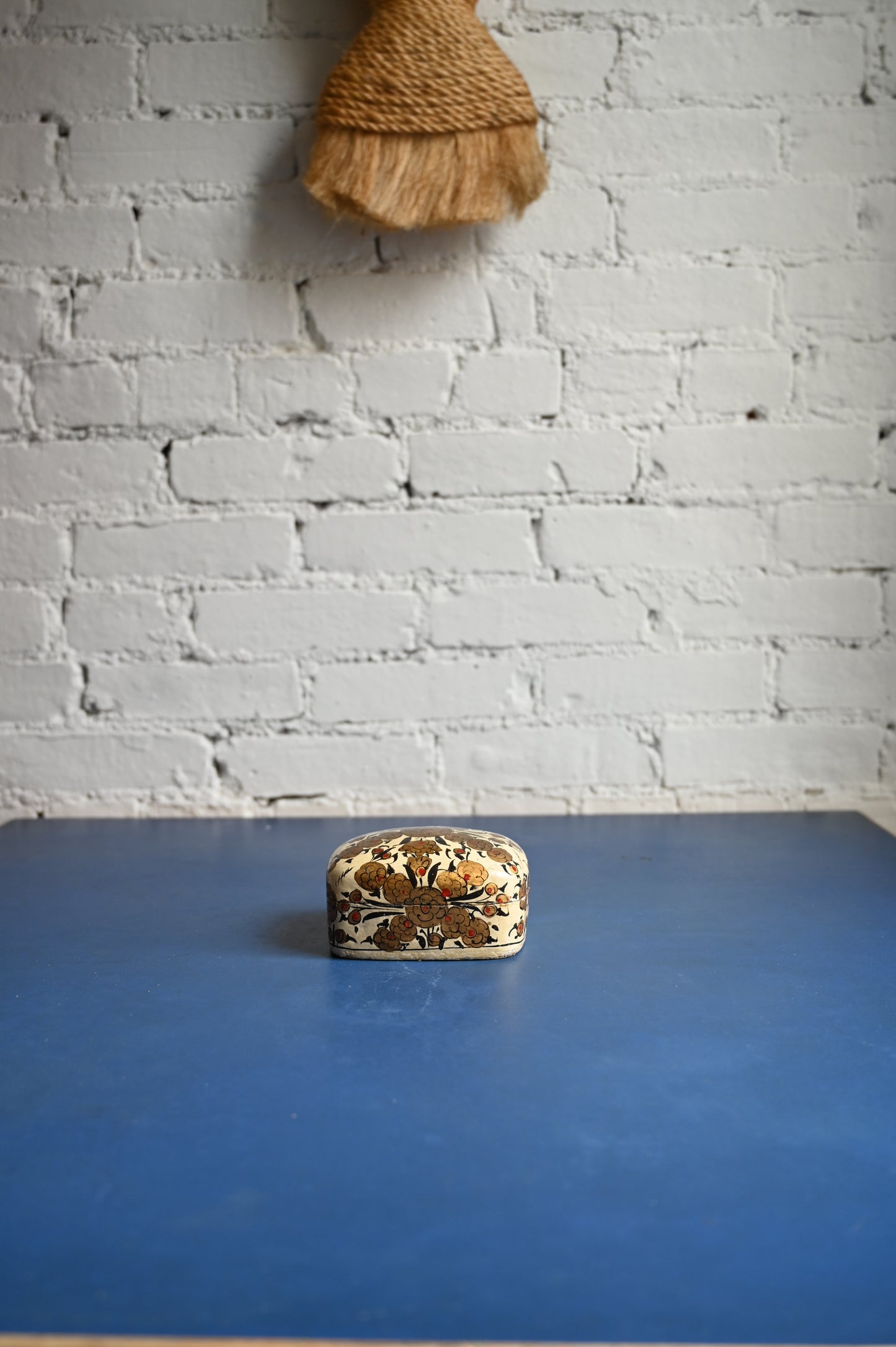 Paper mache jewelry box