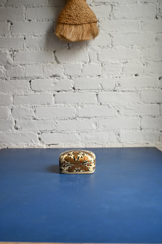 Paper mache jewelry box