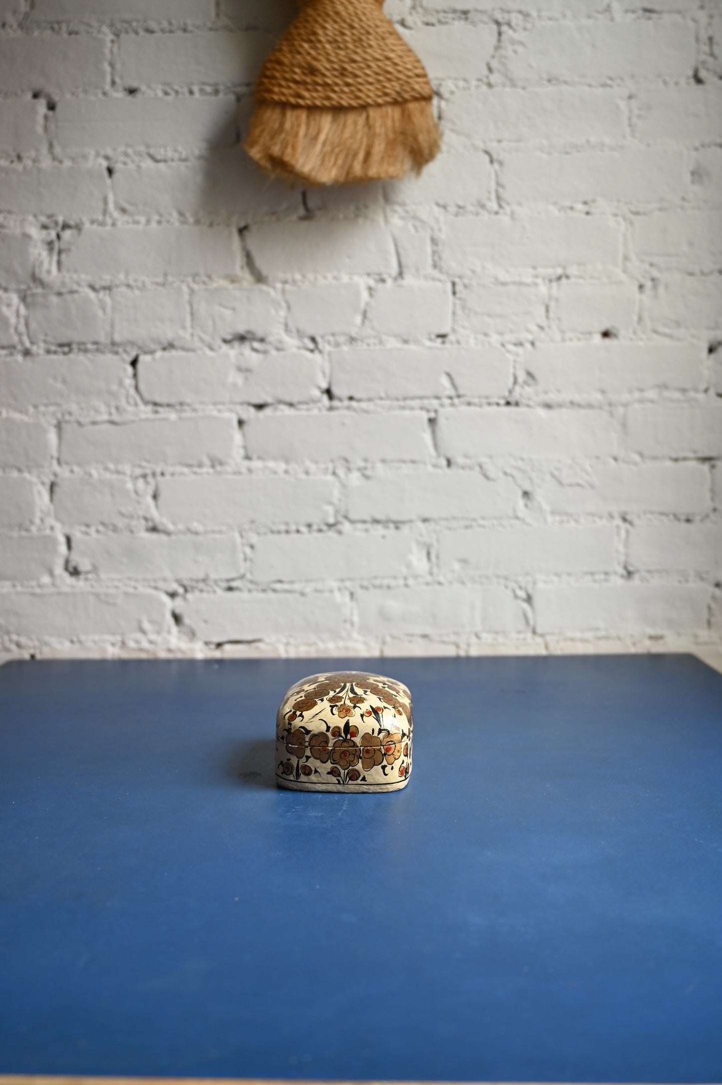 Paper mache jewelry box