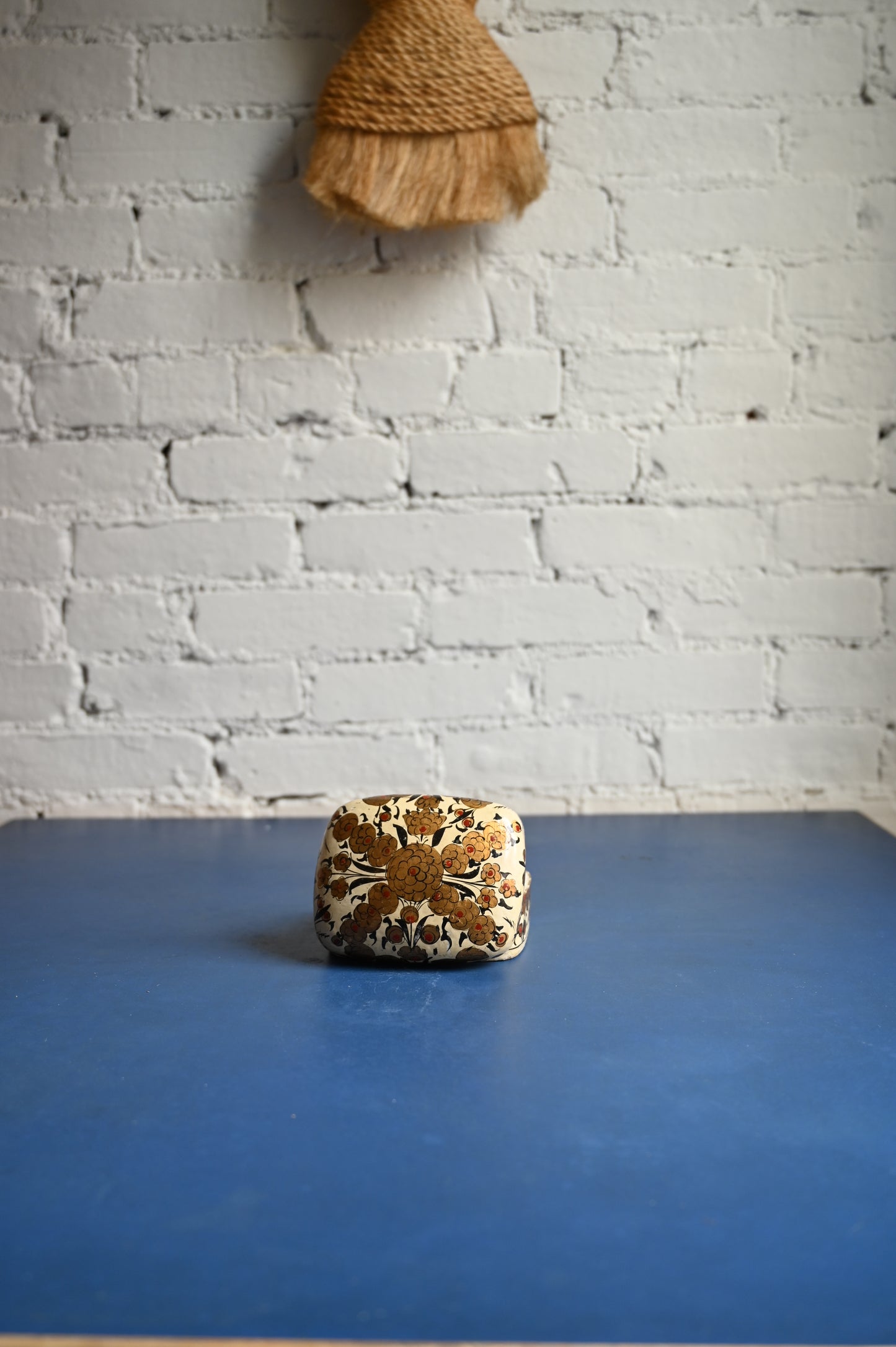 Paper mache jewelry box