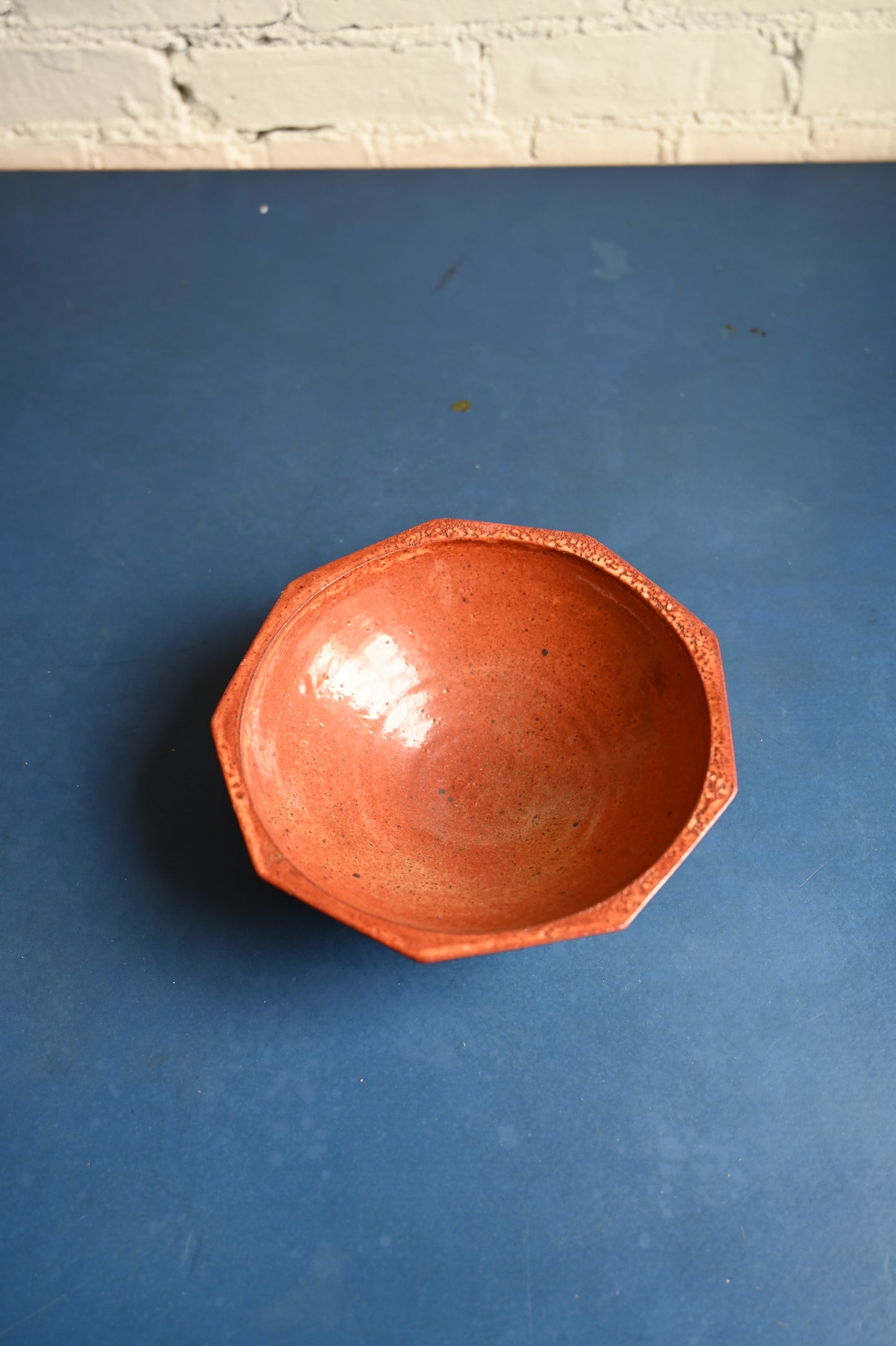 Handmade green bowl