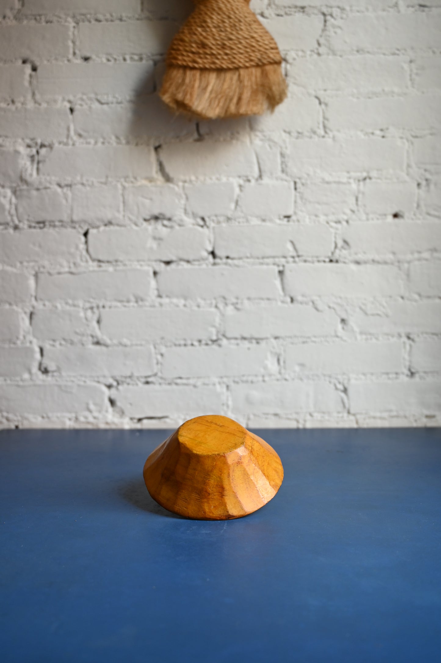 Hand carved wood bowl