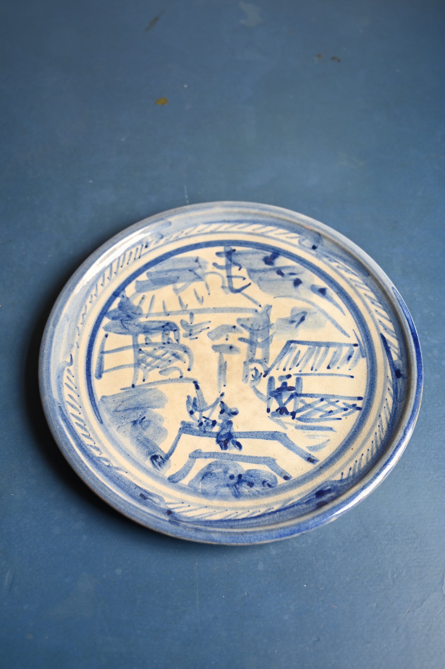 Hand painted plate L