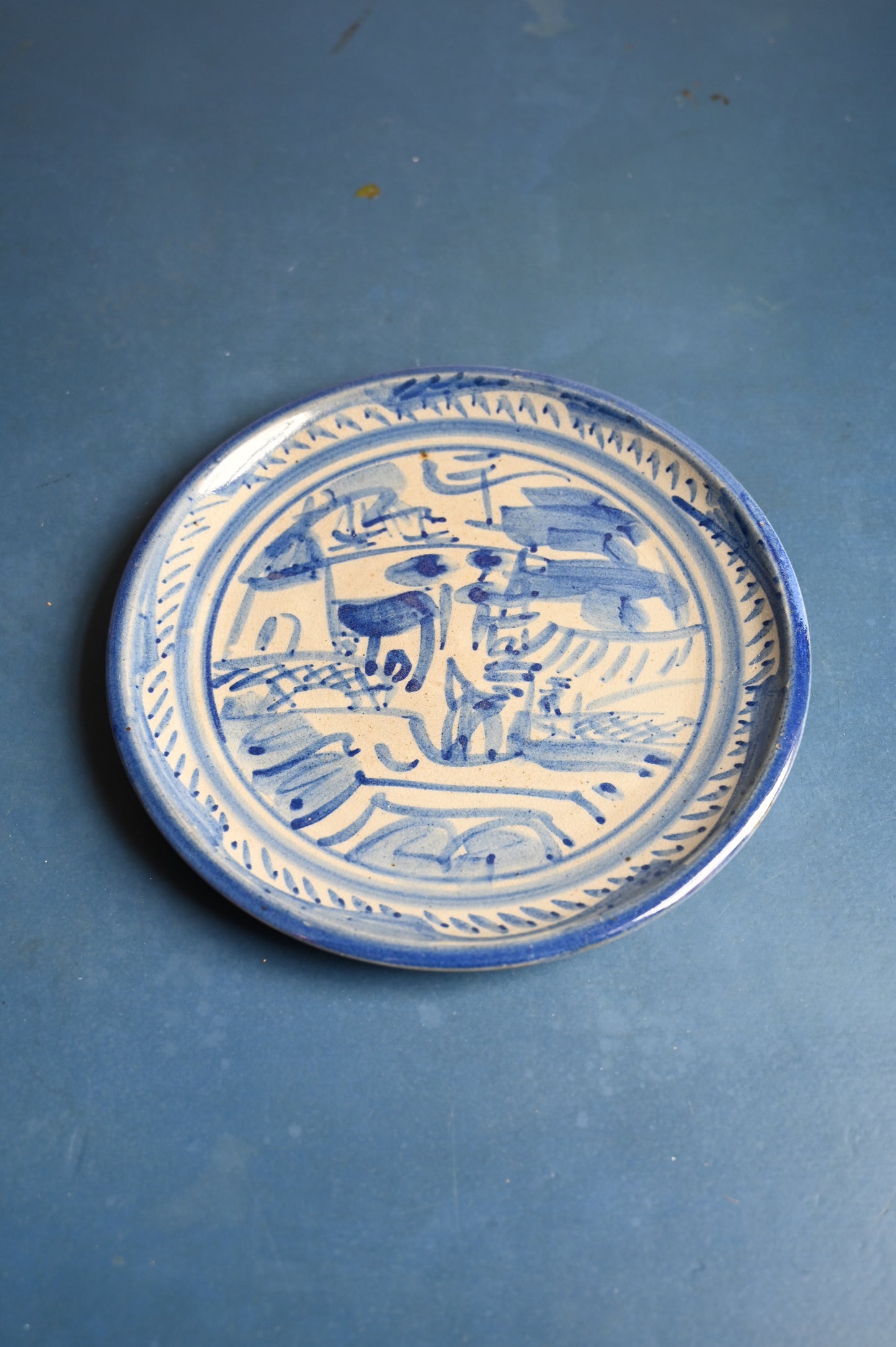 Hand painted plate M