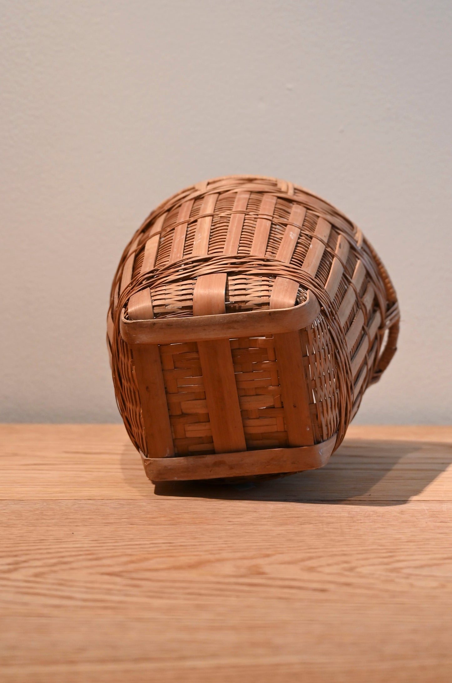 Small woven rubbish basket